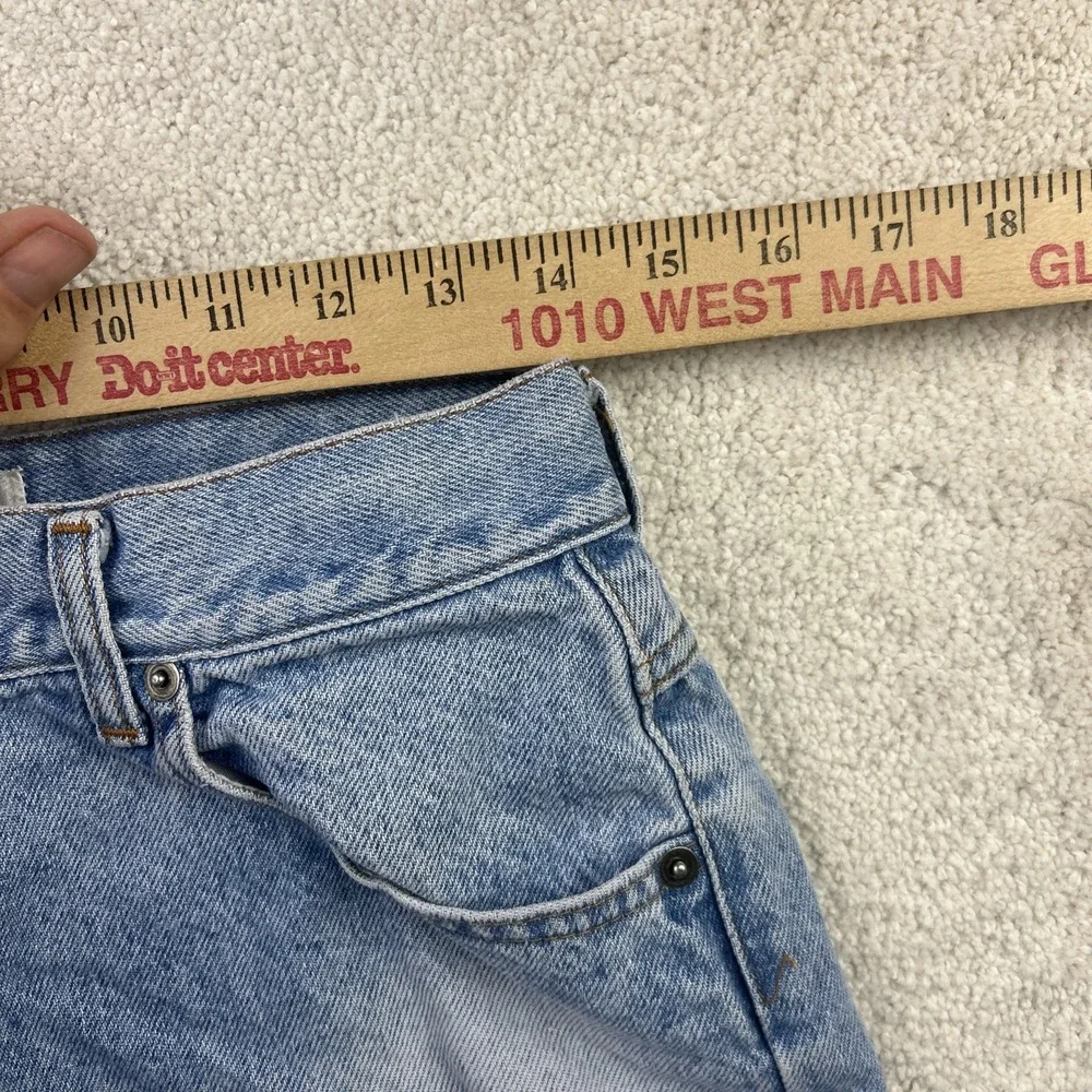 The London Jean Shorts Moda International Cut Offs High Waist Size 8 USA Vtg 80'